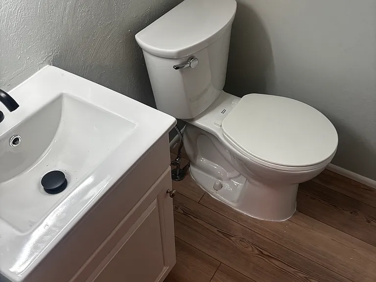 Powder Room off the primary bedroom