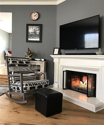 Newly Built Fireplace Hearth.