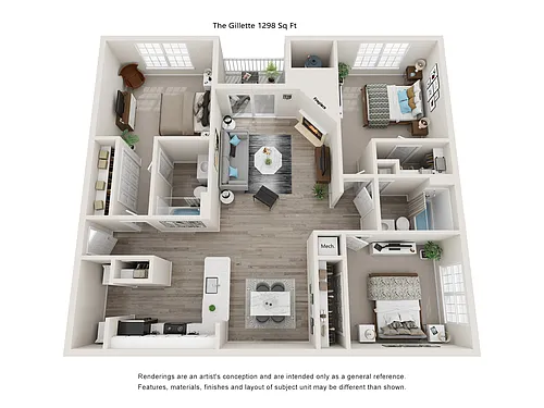 Floor plan The Gillette