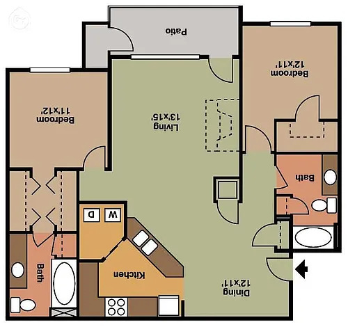 Floor plan 2DX