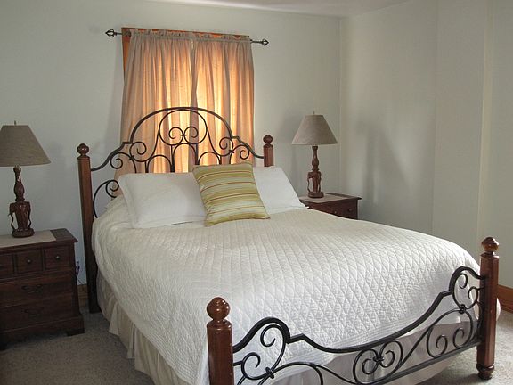 freshly painted bedroom