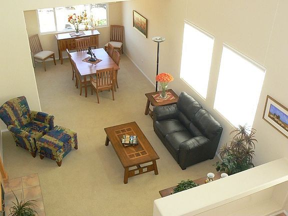 Spacious formal living and dining rooms with vaulted ceiling!