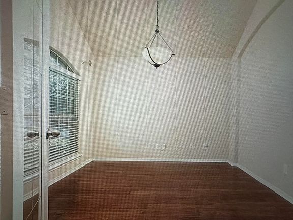 Office facing front yard of house