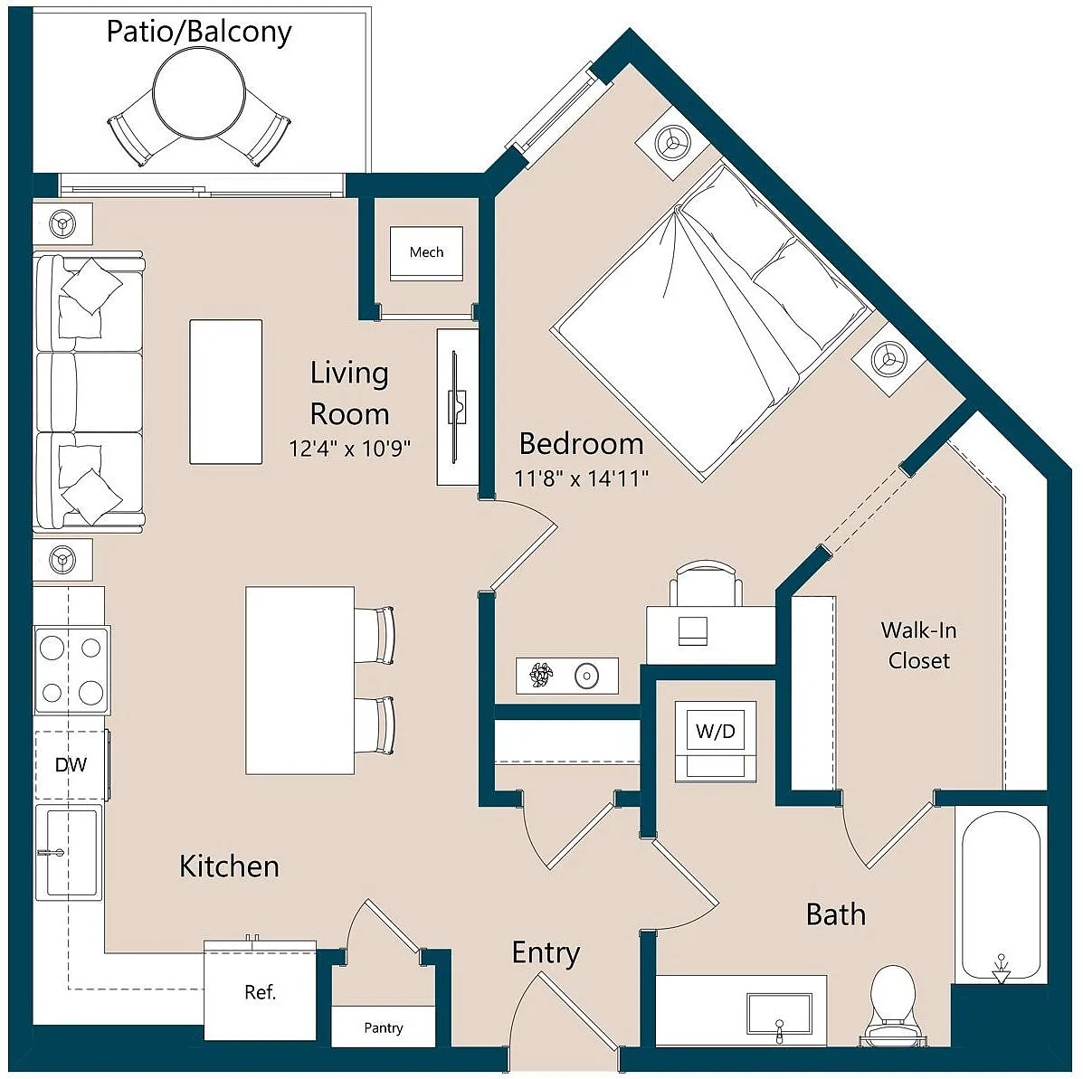 Floor plan A2A