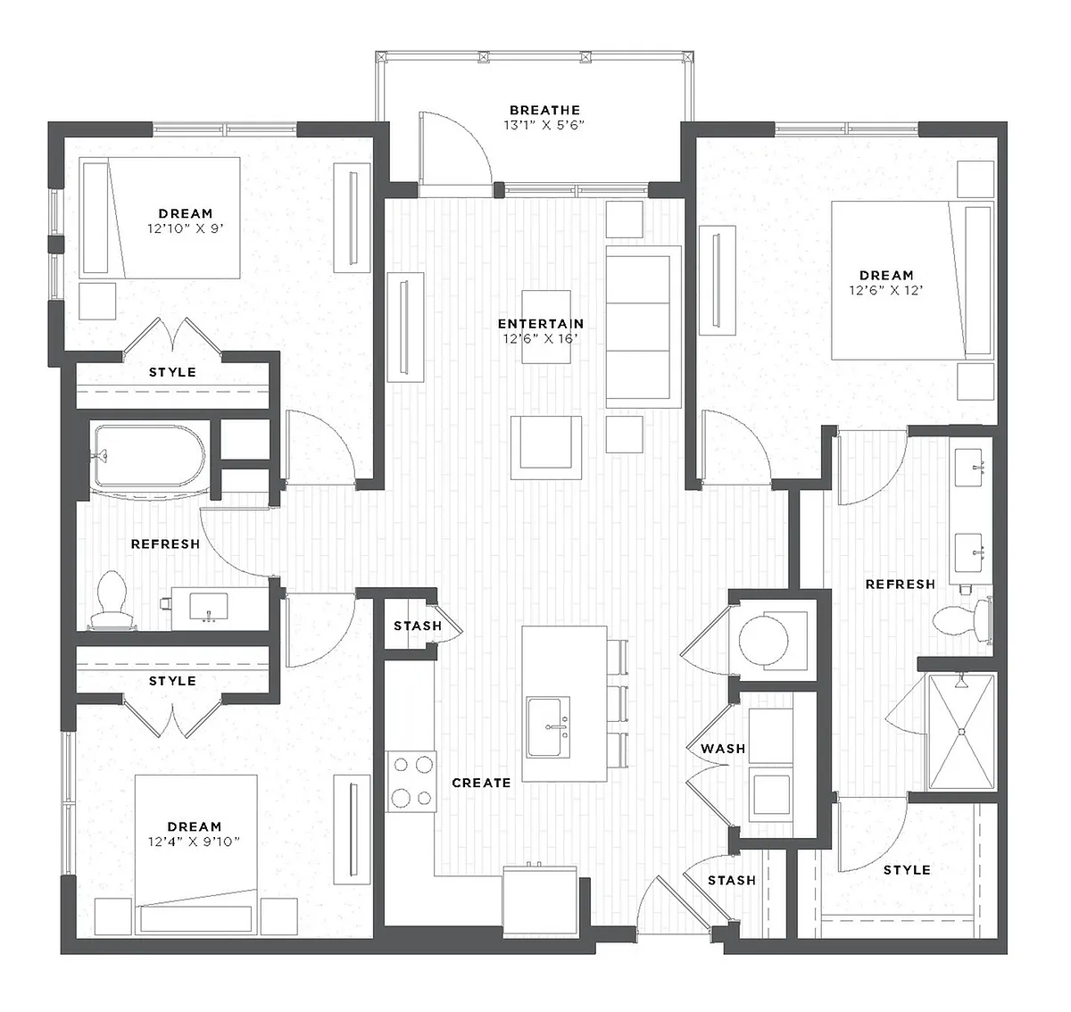 Floor plan C1