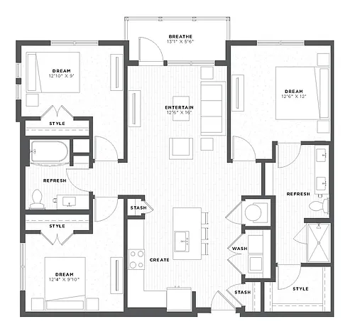 Floor plan C1