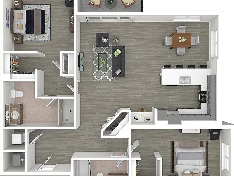 B2 3D Floor plan B2 3D Floor plan