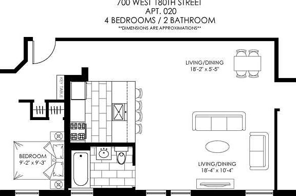 2nd image of 700 W 180th St #20