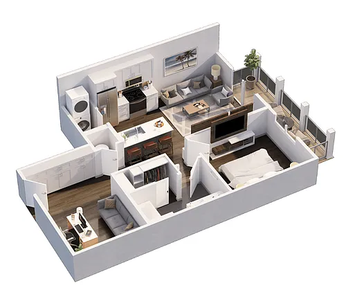 Floor plan A1e Plus Flex Space