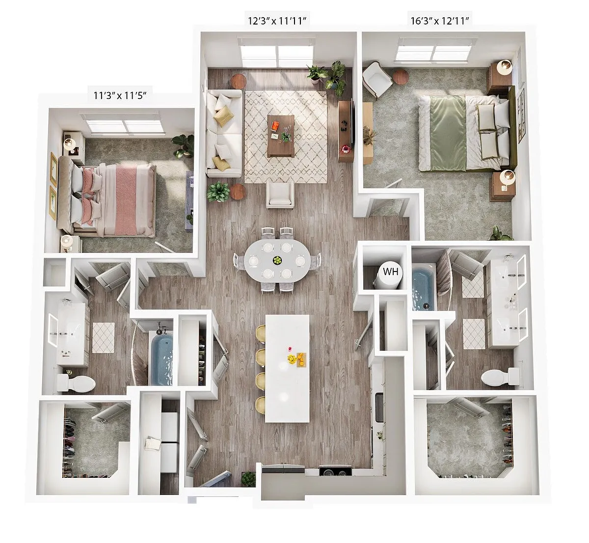 Floor plan B8