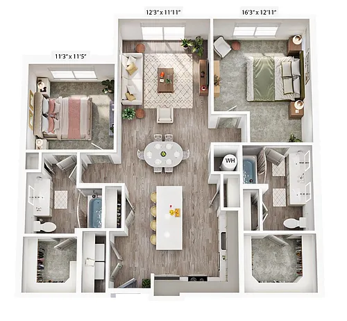 Floor plan B8