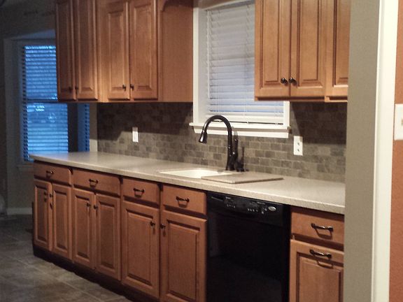 Completely remodeled kitchen