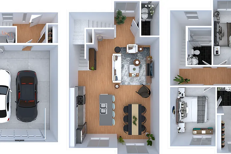 Hudson 3D Floor Plan Hudson 3D Floor Plan