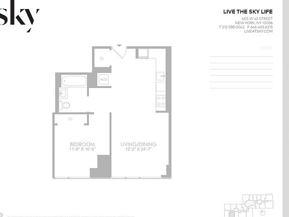 2nd image of 605 W 42nd St APT 52R
