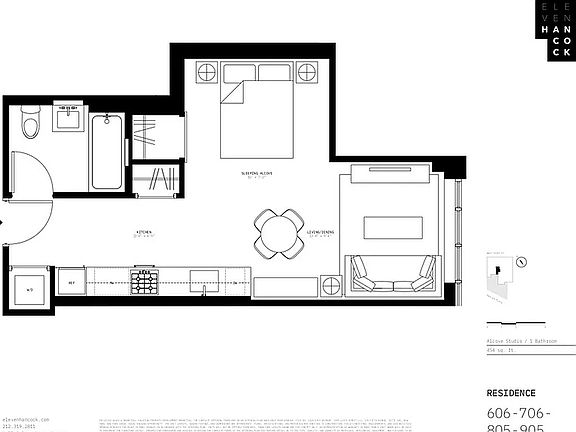 2nd image of 11 Hancock Pl APT 706