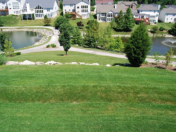 View of neighborhood lakes from deck