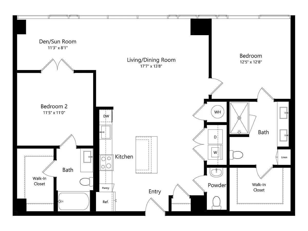 Floor plan D1