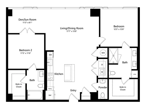 Floor plan D1