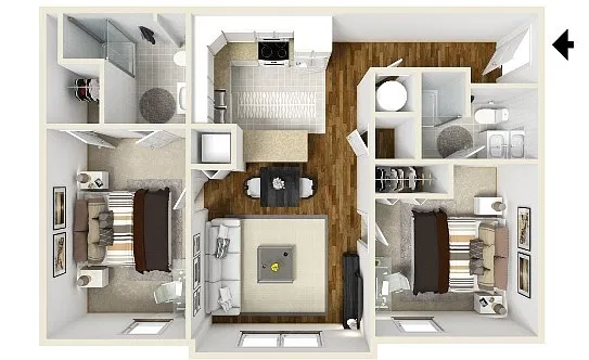 Floor plan Sunset