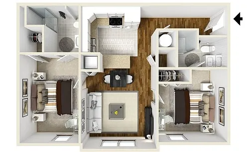 Floor plan Sunset