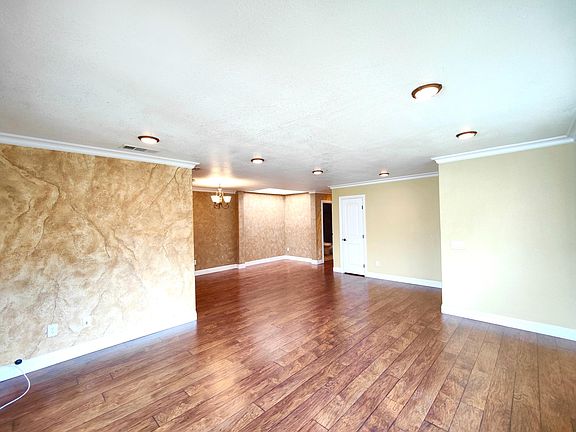 Open Living Room and Dining Area