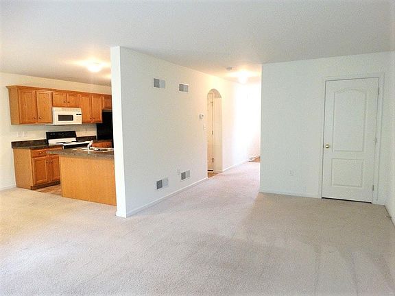 Foyer, Living Area & Kitchen