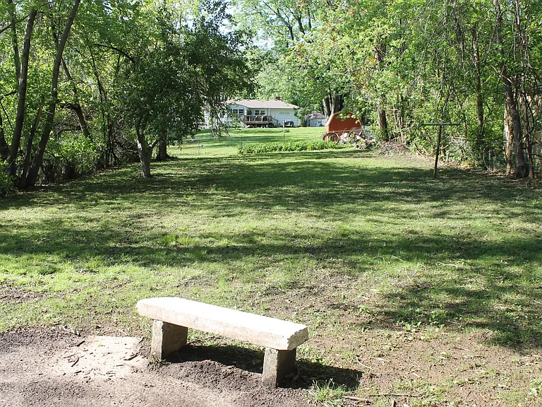 Large fenced Backyard with Patio