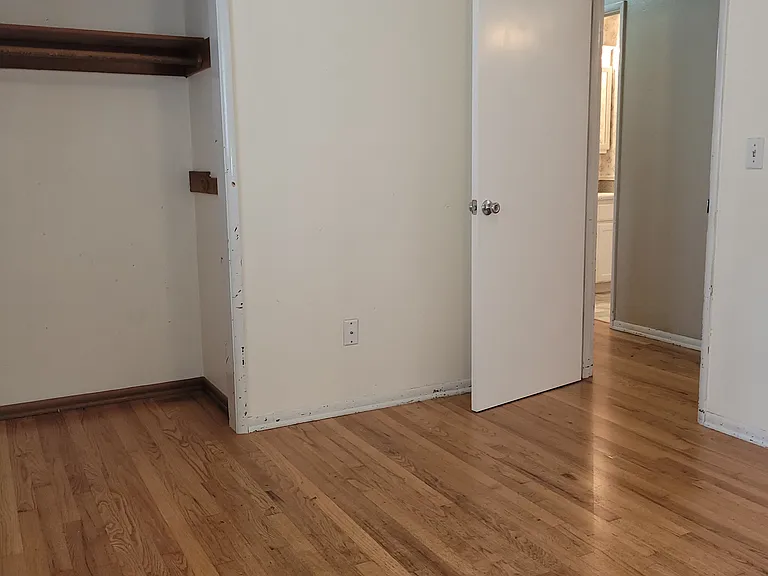 Bedroom #3 in the front of house, real hardwood floors