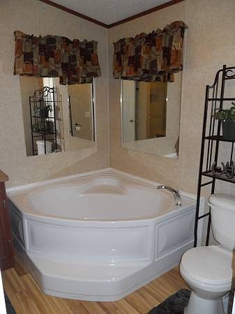 Master bath spa tub