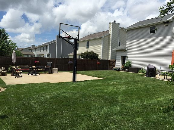 Basketball "Court" in back