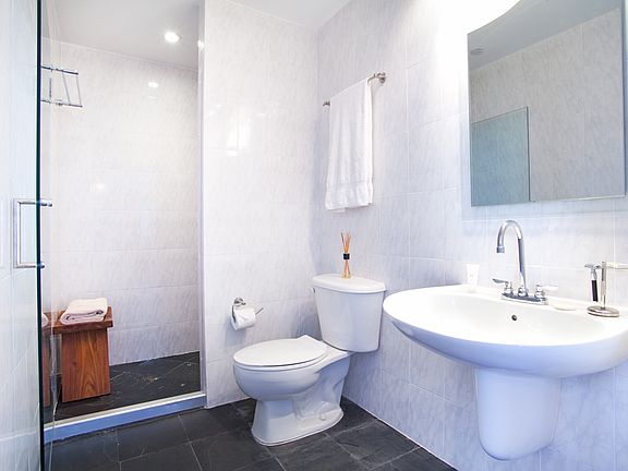 Downstairs upgraded bath