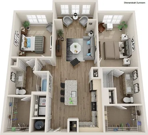 Floor plan Shenandoah - Sunroom