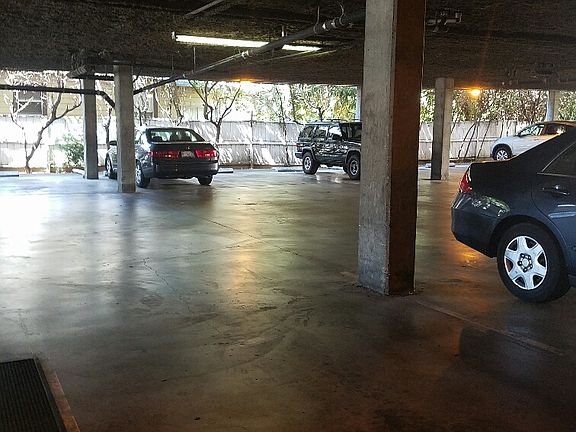 secured gated parking garage