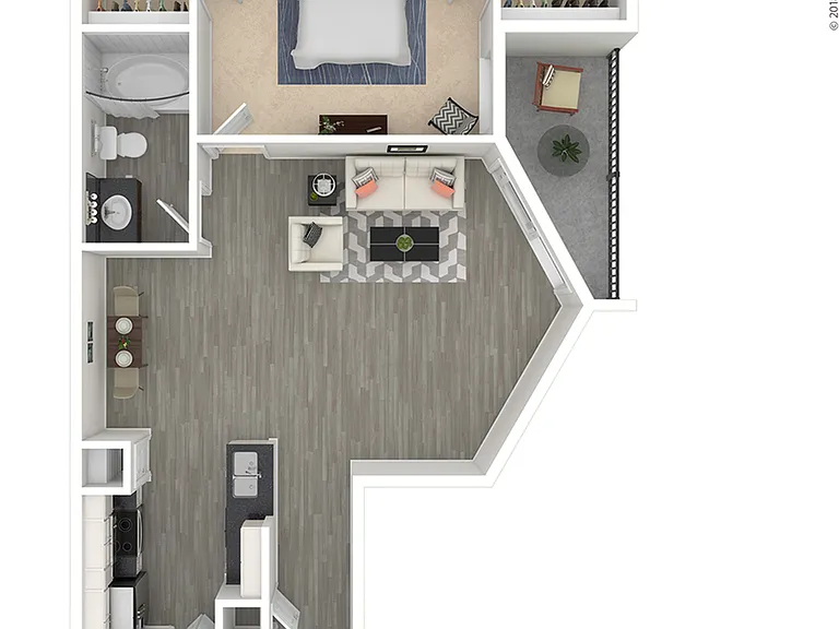 Oak Row North Dallas - A14 Floor Plan Oak Row North Dallas - A14 Floor Plan