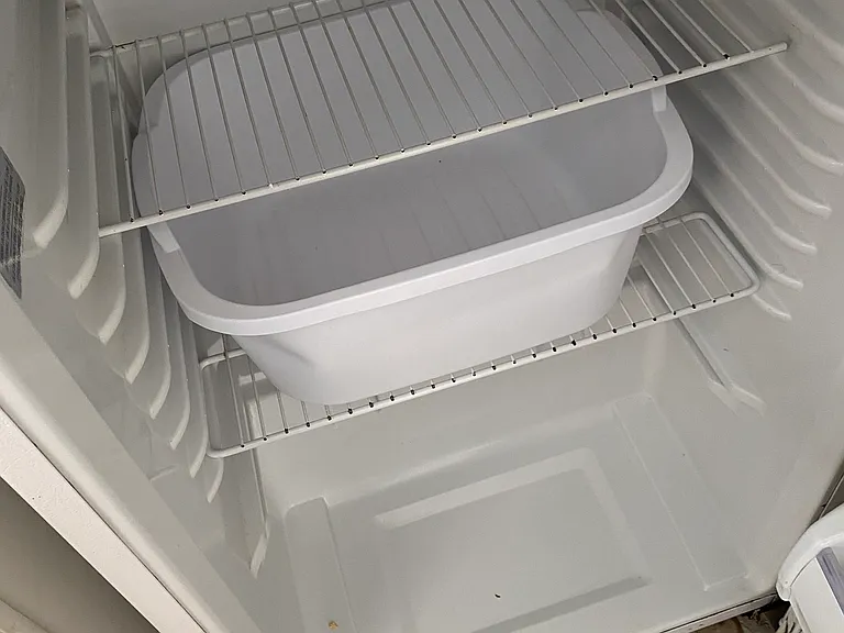lower inside refrigerator/vegetables tray