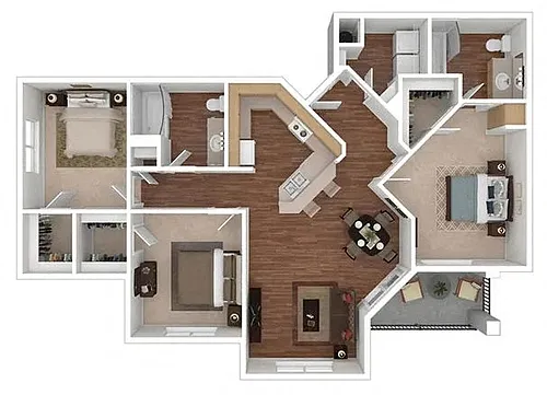 Floor plan Blue Mesa