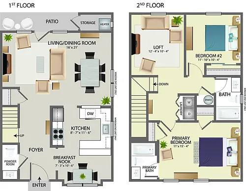 Floor plan The Summit II w/Loft