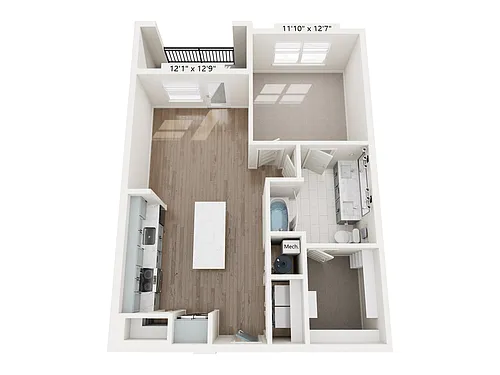 Floor plan A22