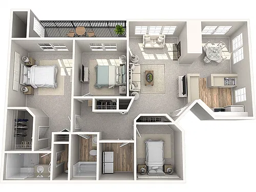 Floor plan Dogwood B