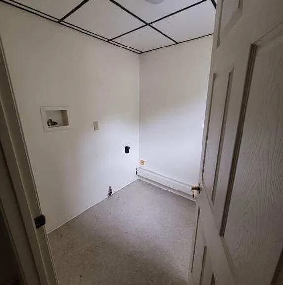 1st floor Laundry room off back hall