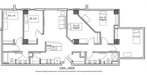 Floor plan Style H1