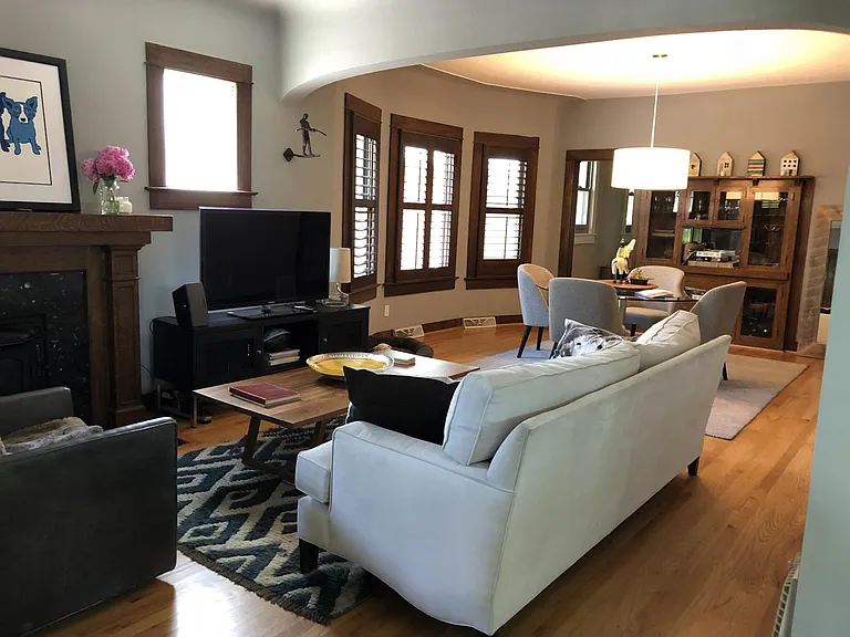 living and dining room
