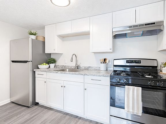 Modern kitchen with bright decor