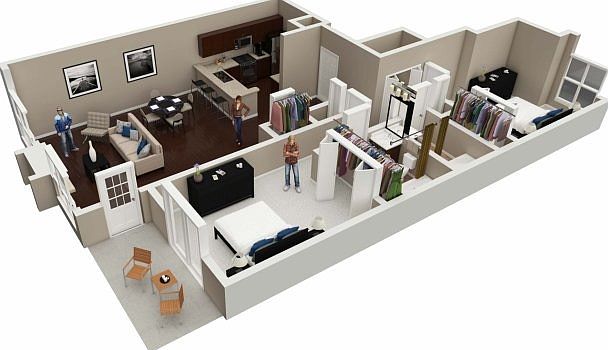 3D floorplan