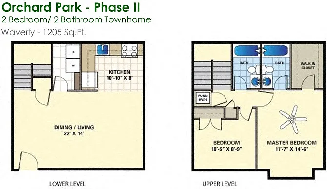Floor plan Waverly (2/2)