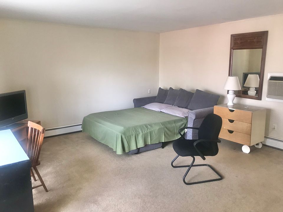 Living area with sleeper sofa pulled out