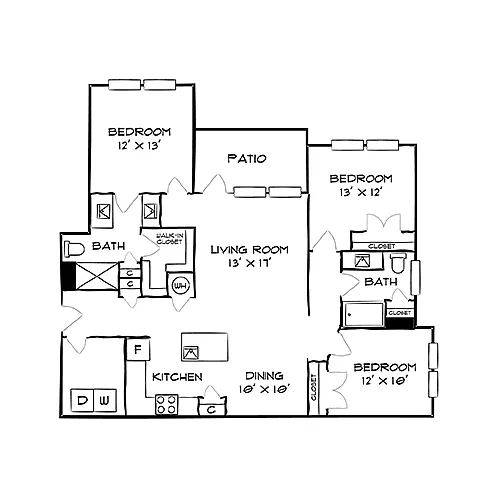 Floor plan Design 3A