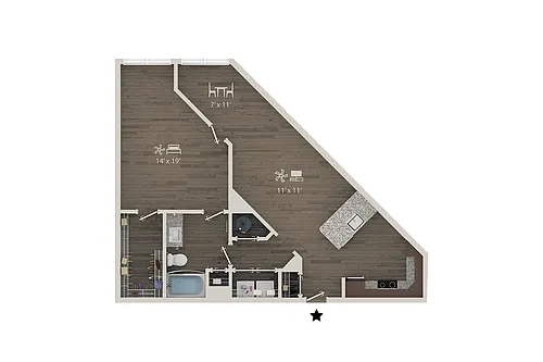 Floor plan Sunrise