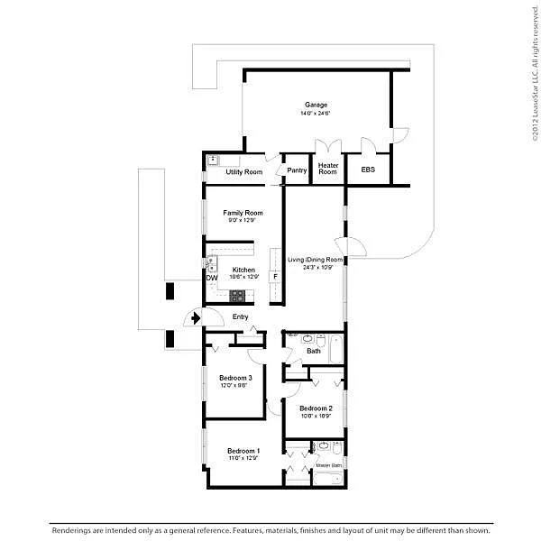 Floor plan The Petticoat E1-E4