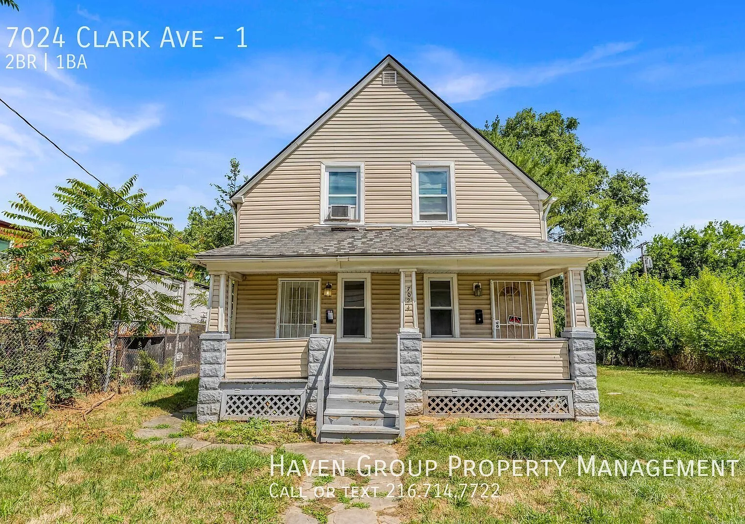 7024 Clark Ave | Unit 1, Cleveland, OH 44102 - Spacious 2-bed 1-bath multi-family home! — Photo 1